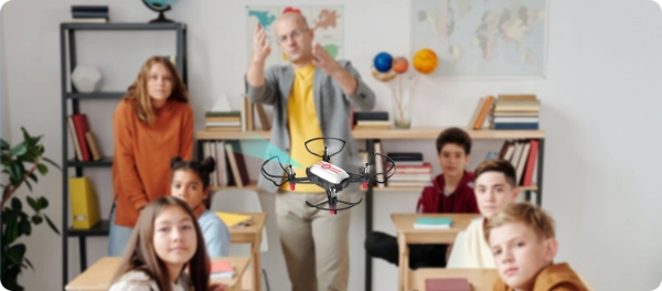 Programmable Drones for Schools